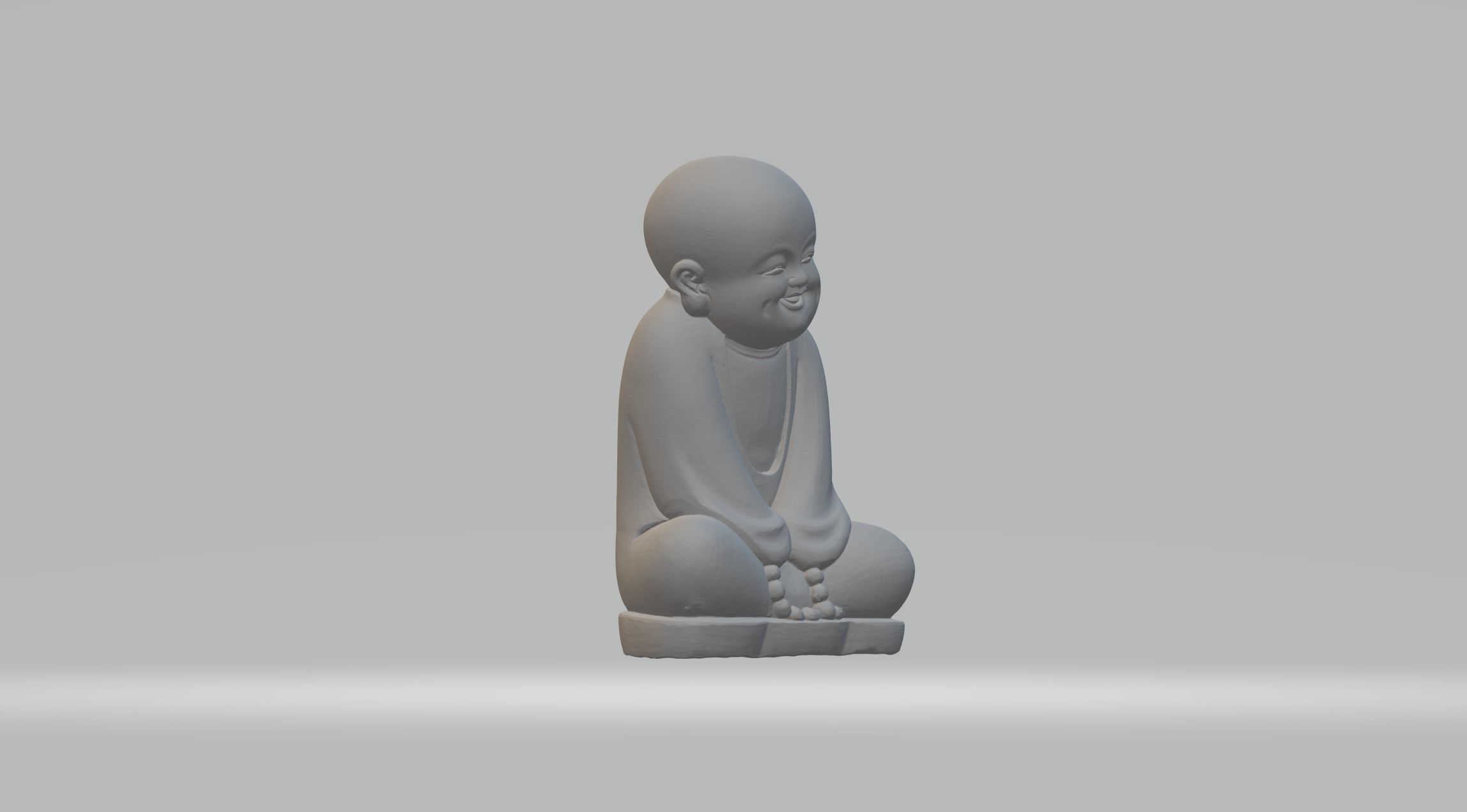 Little Monk 3D print model_8