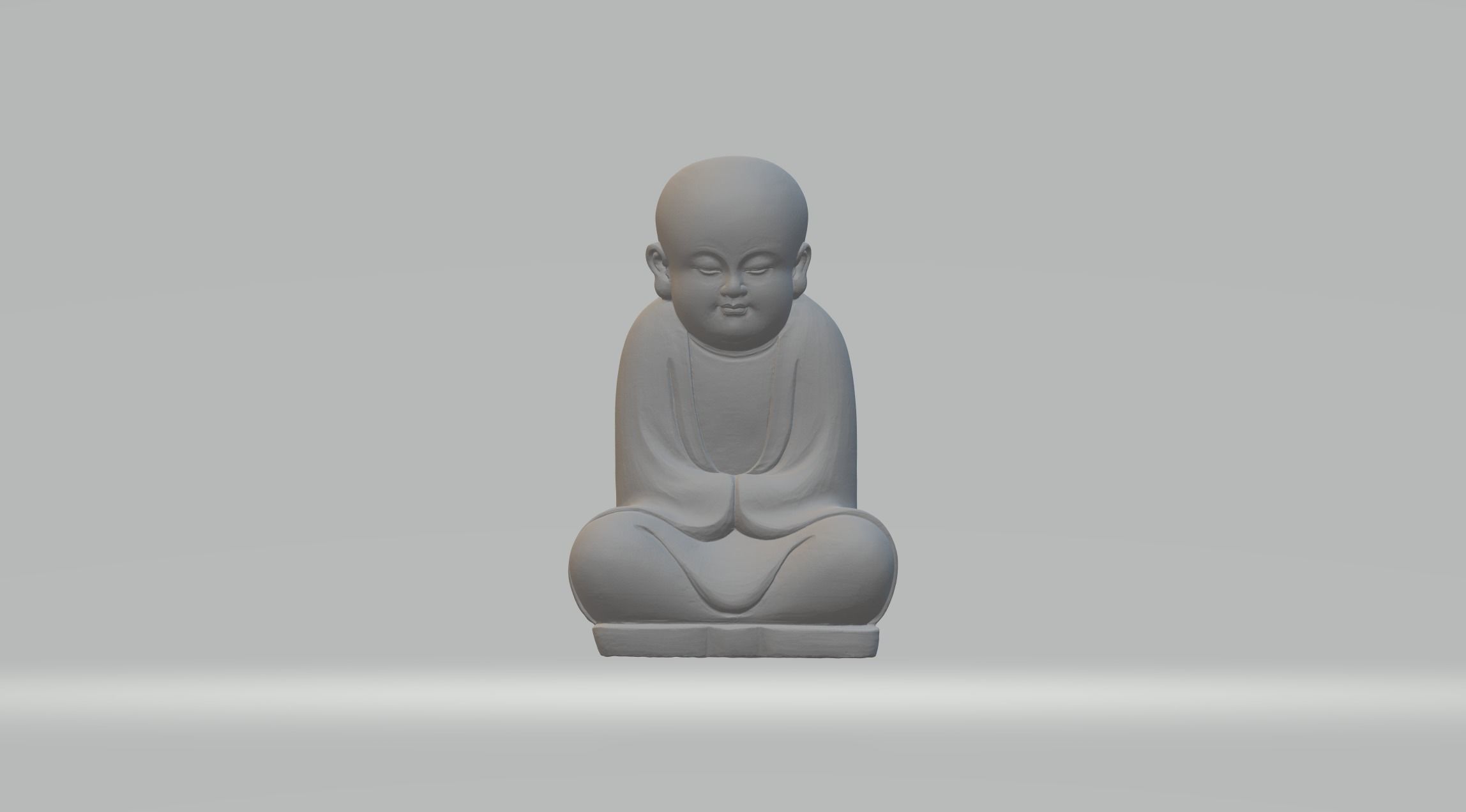 Little Monk 3D print model_1