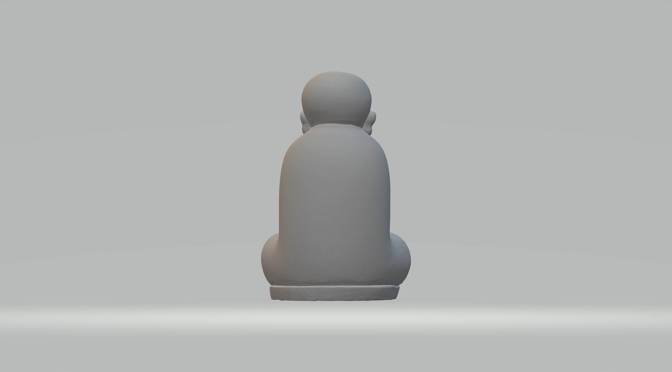 Little Monk 3D print model_3