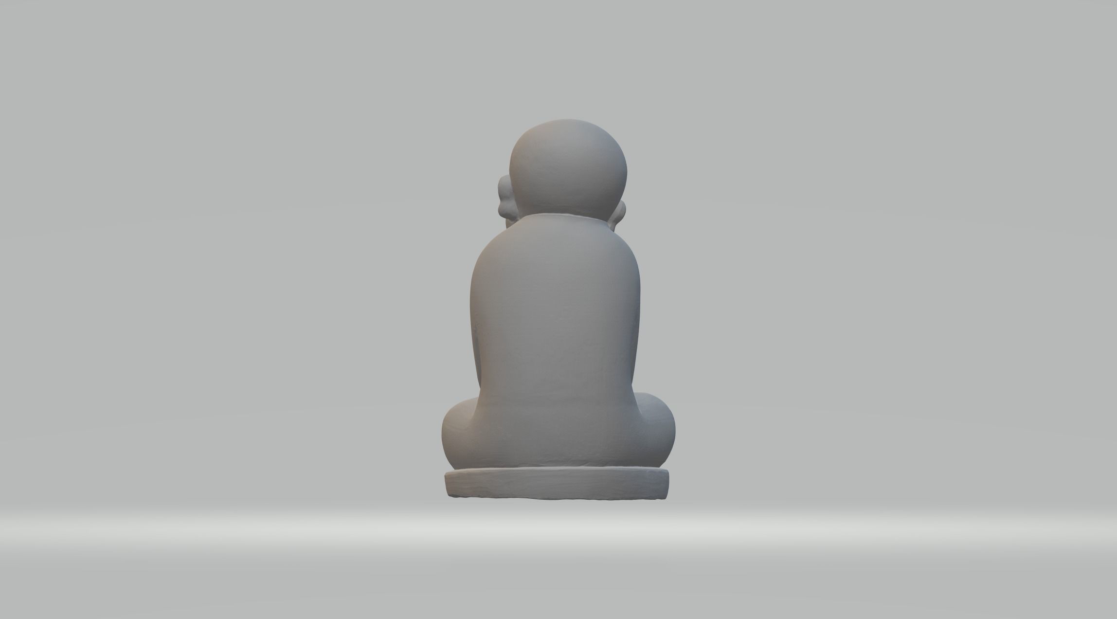 Little Monk 3D print model_7