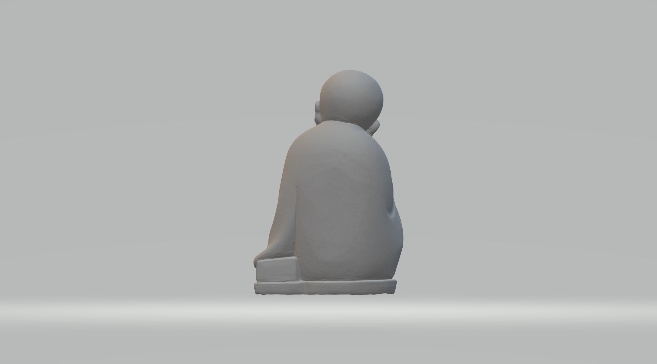 Little Monk 3D print model_11