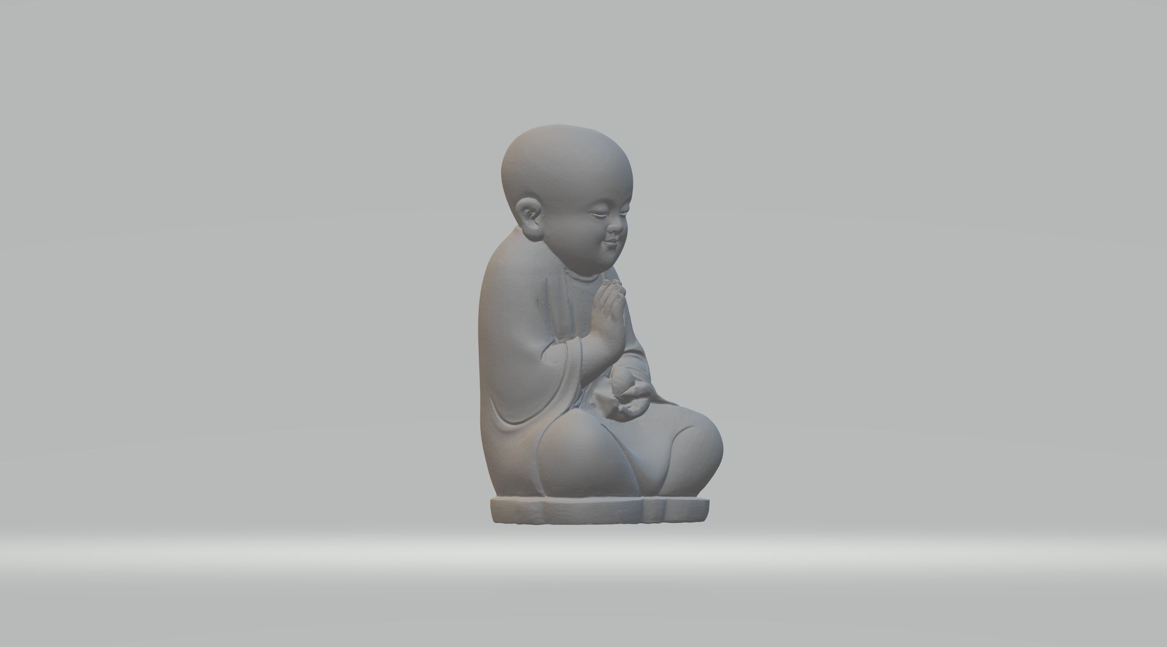Little Monk 3D print model_16
