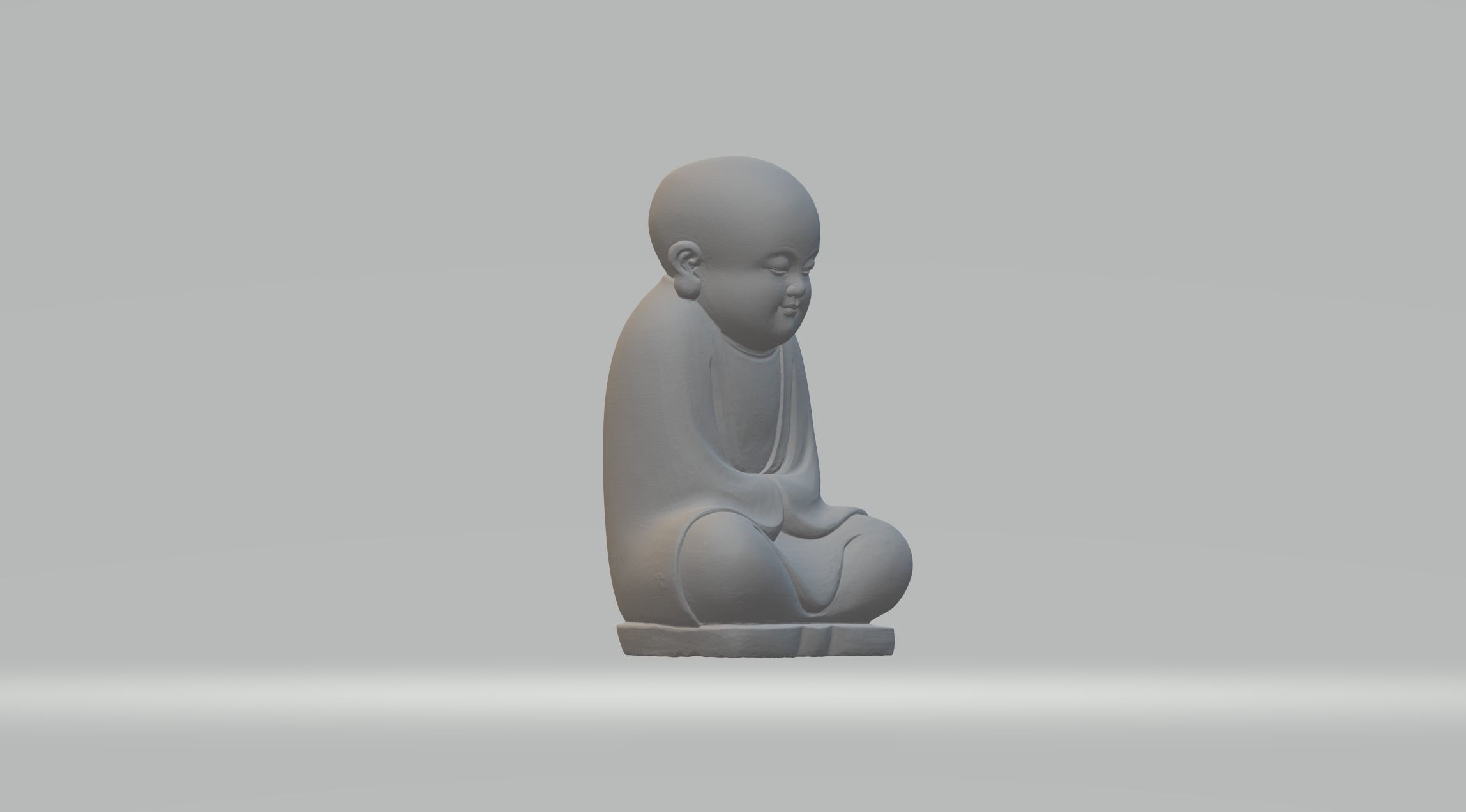 Little Monk 3D print model_4