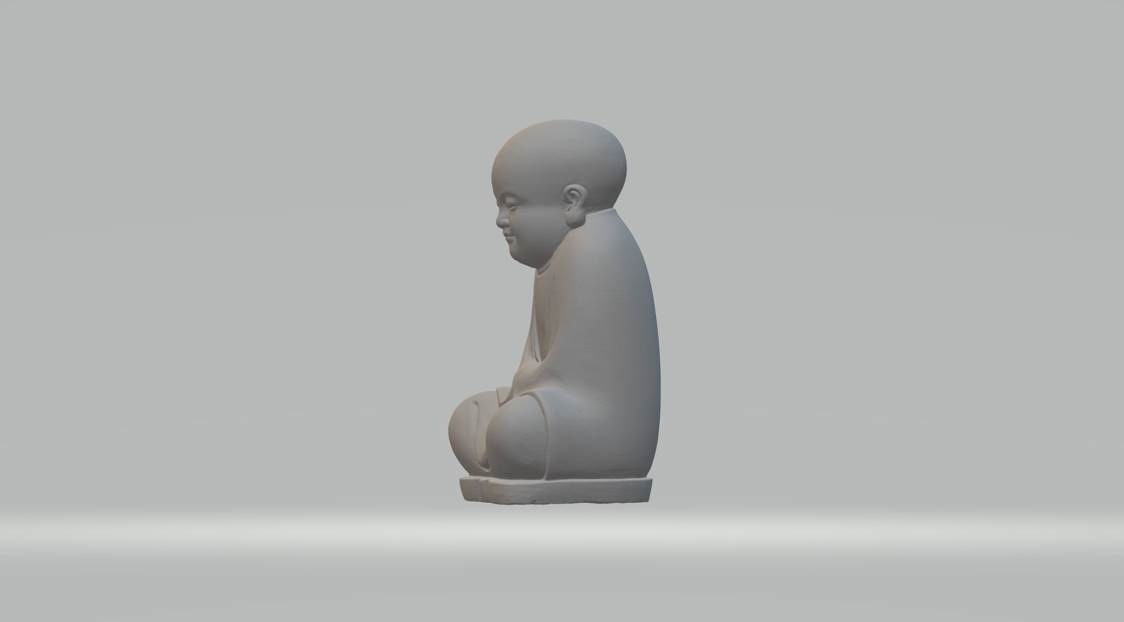 Little Monk 3D print model_2