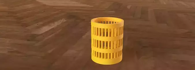 Sleek and Modern 3D-Printed Pen Holder Design