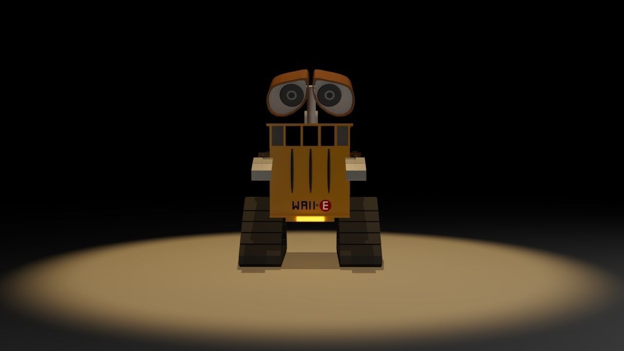 wall e robot 3D model_2