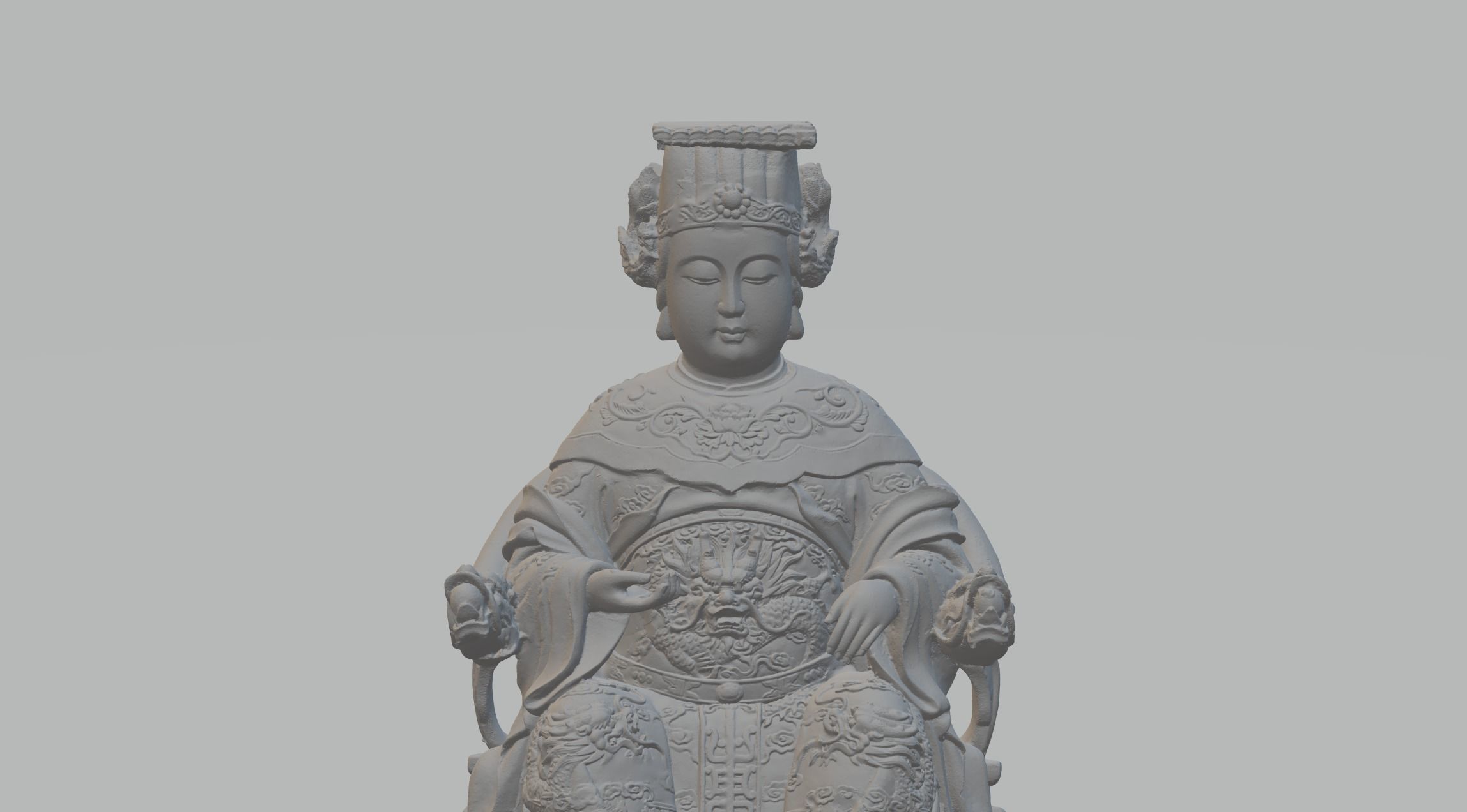 Chinese Our Lady of Heaven 3D print model_1