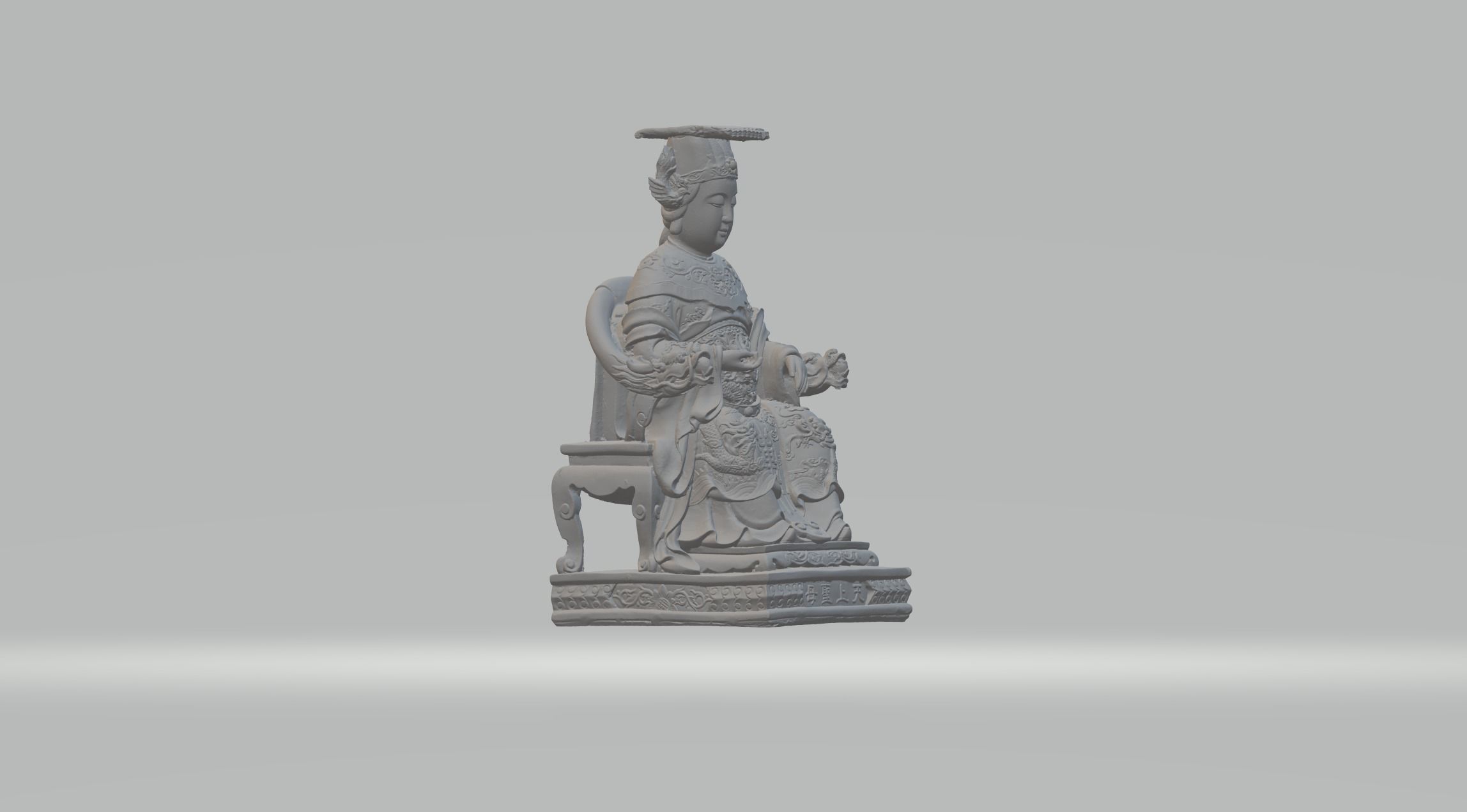 Chinese Our Lady of Heaven 3D print model_4