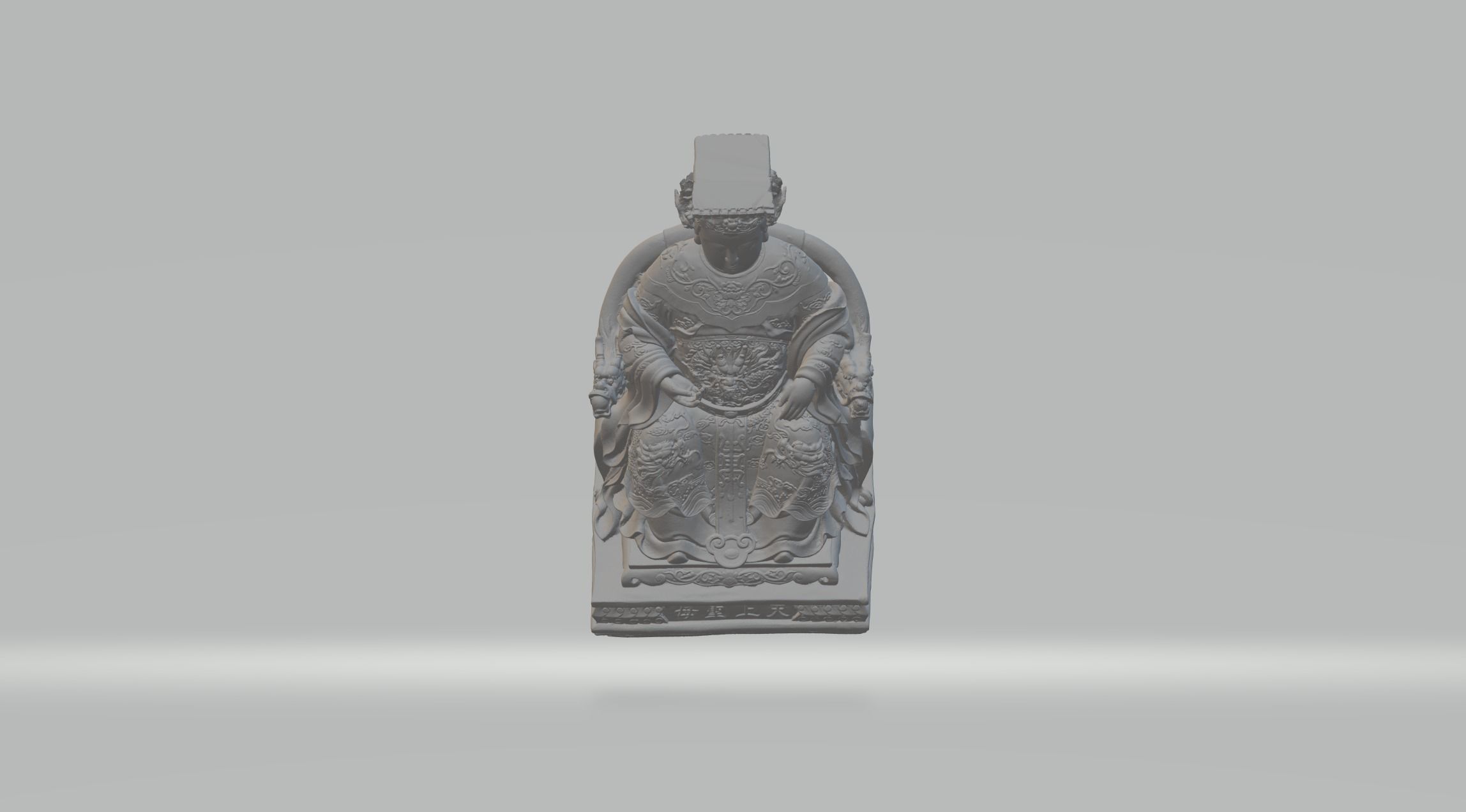Chinese Our Lady of Heaven 3D print model_5