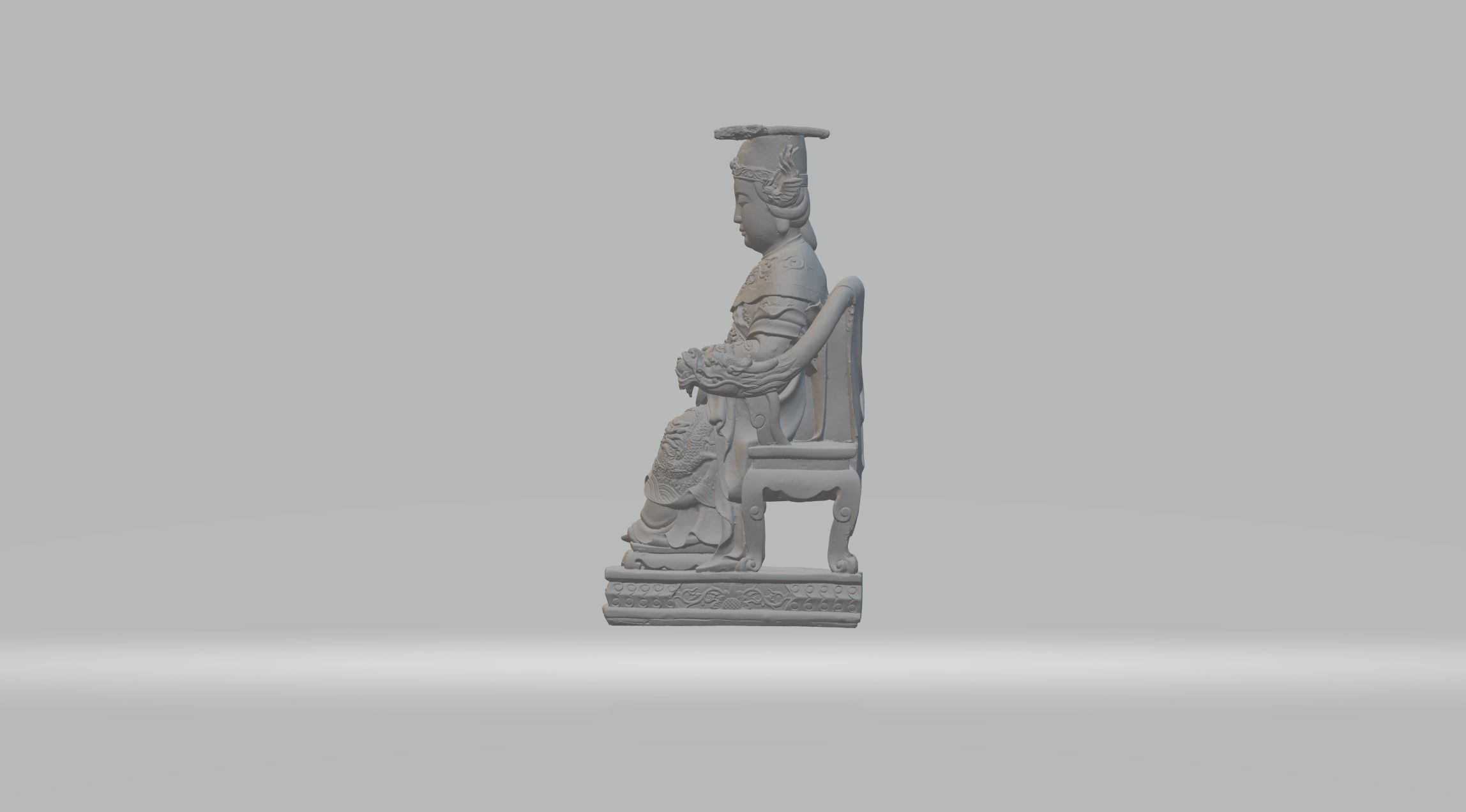 Chinese Our Lady of Heaven 3D print model_2