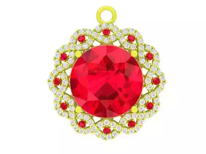 6616 Jewerly Art Diamond Women Pendant