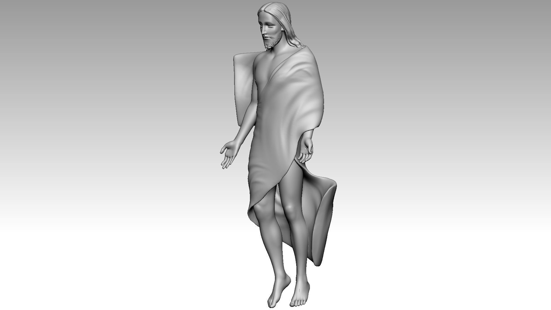 The Ascension of Jesus Christ 3D print model_7