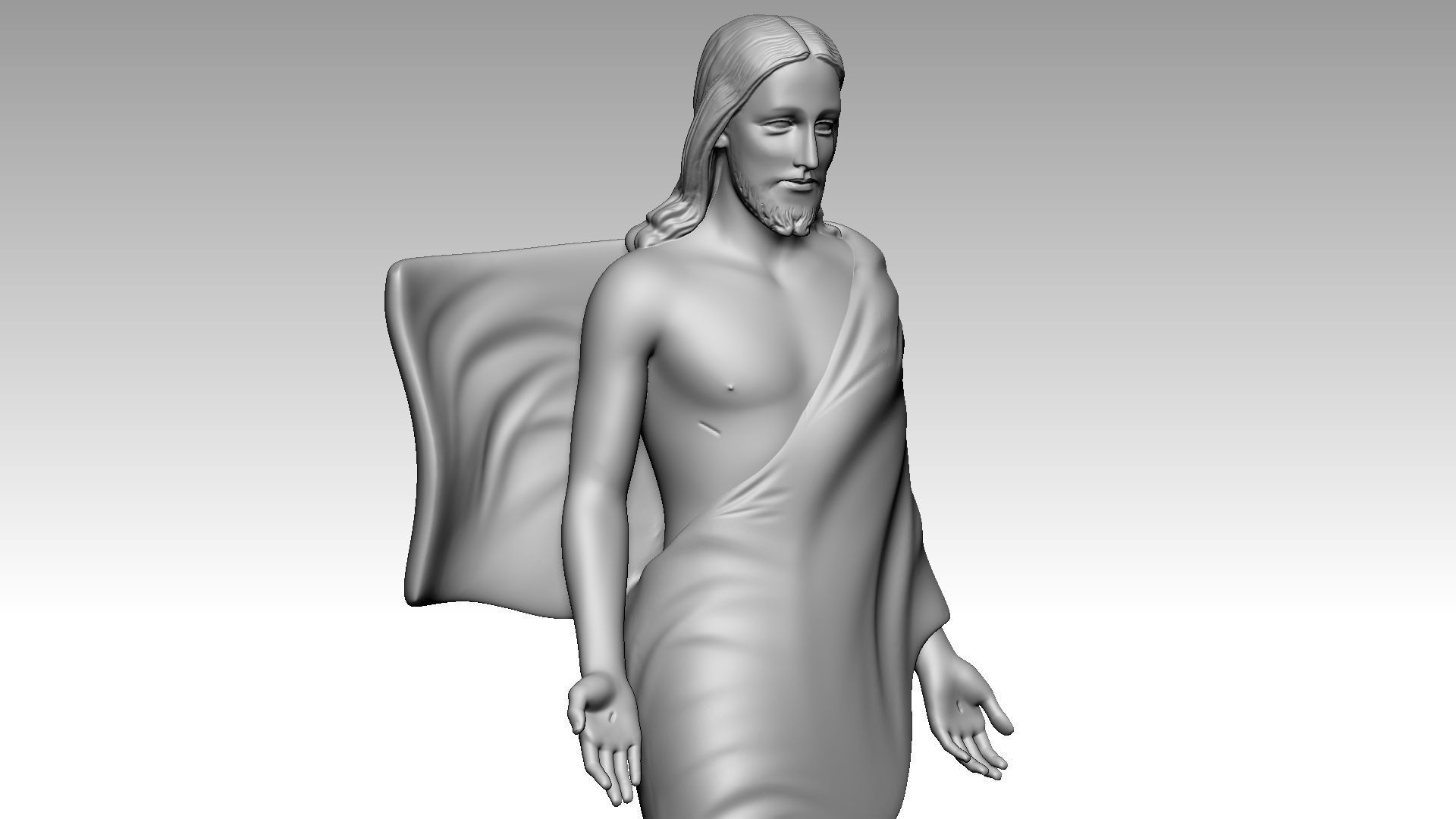 The Ascension of Jesus Christ 3D print model_8