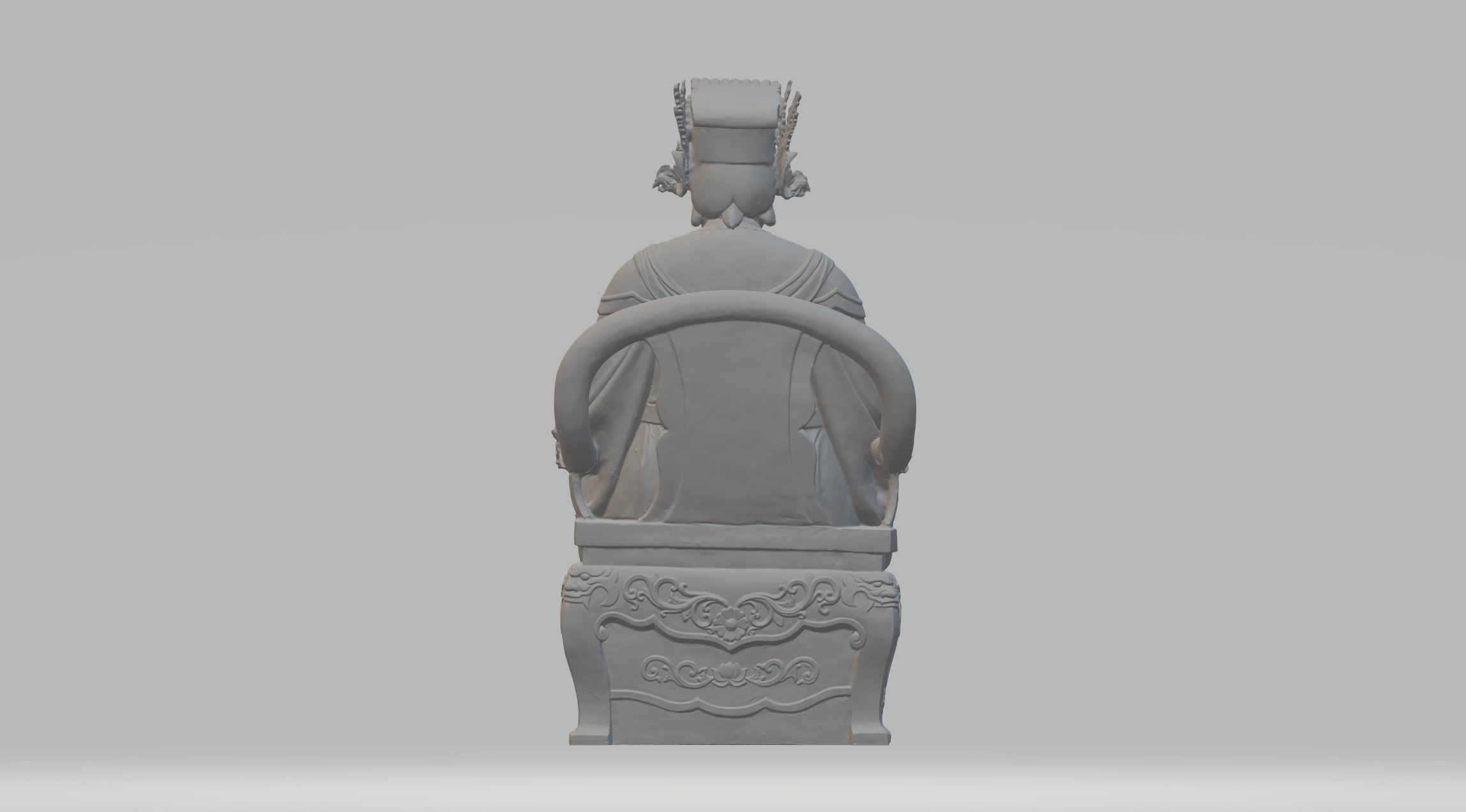Chinese Lady Queen Mother 3D print model_3