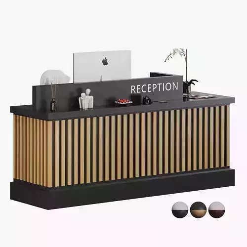 Recepcion Long Low-poly 3D model