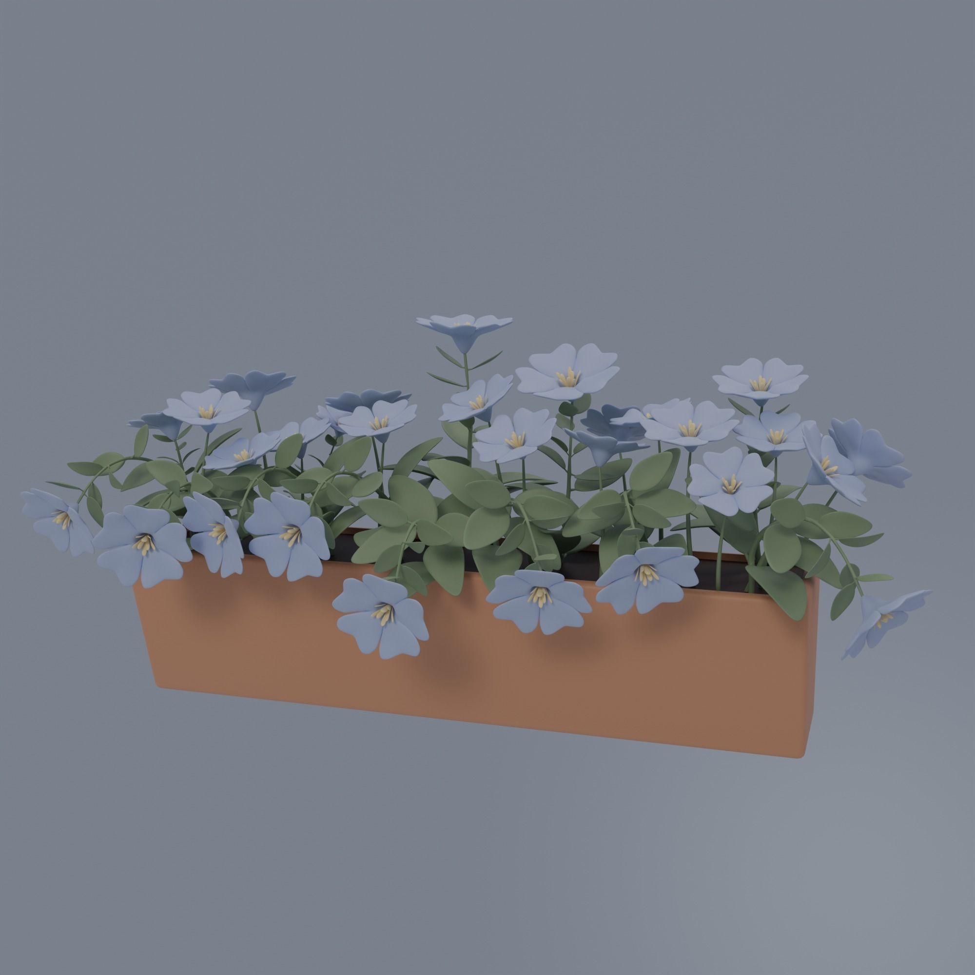 Kitchen and balcony 3D model_28