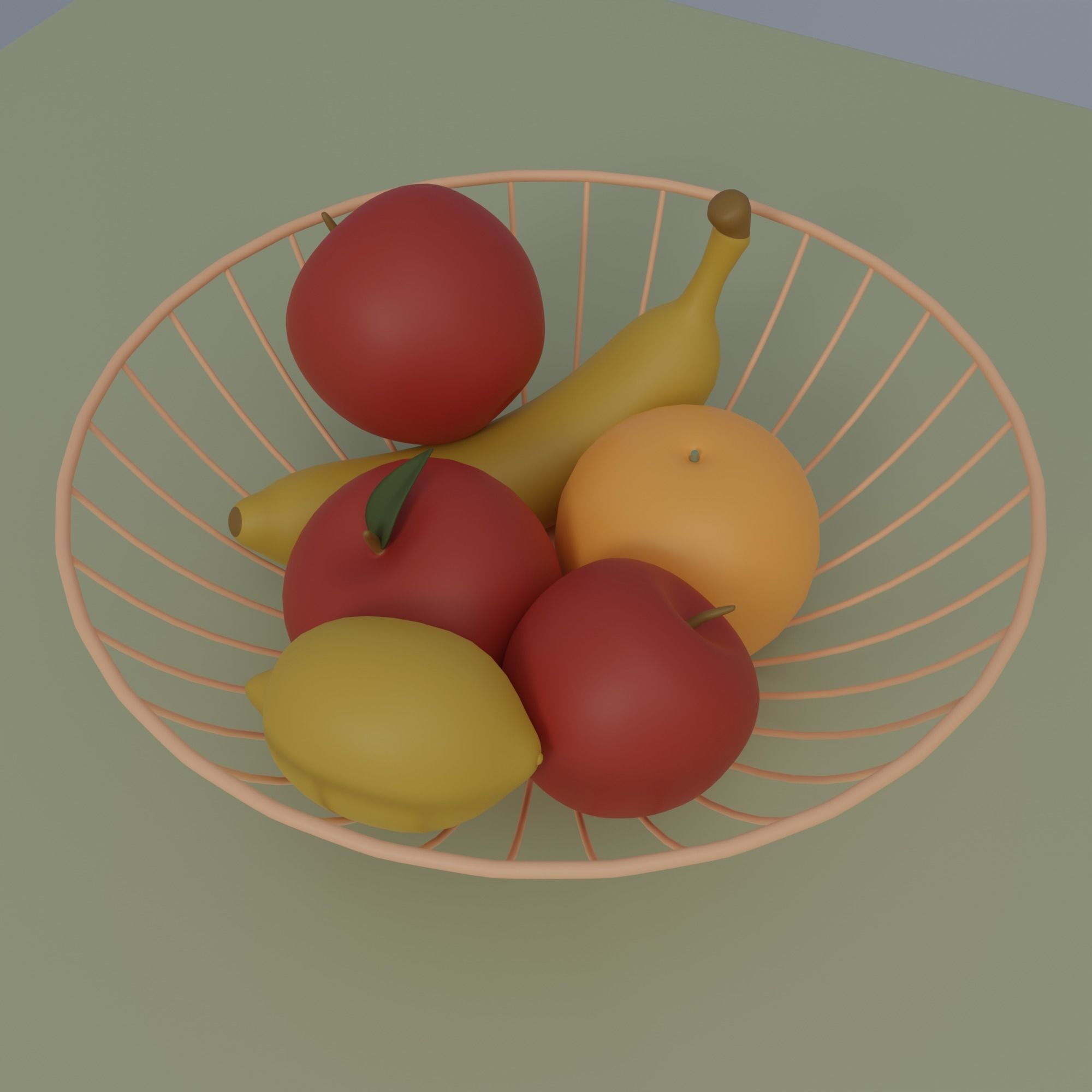 Kitchen and balcony 3D model_23