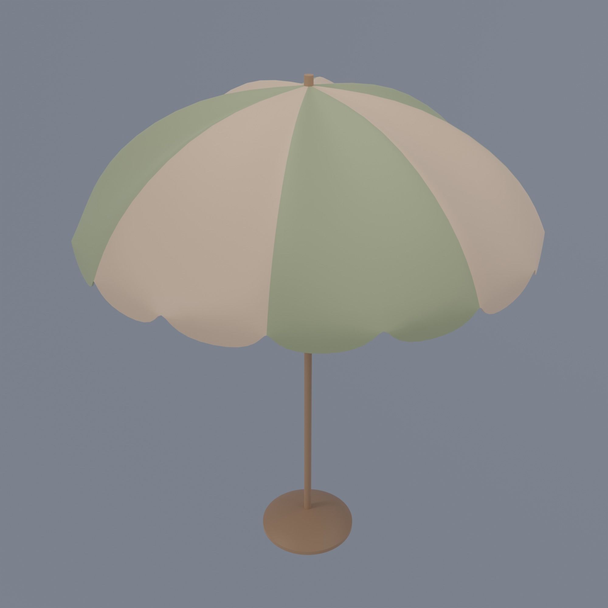 Kitchen and balcony 3D model_32