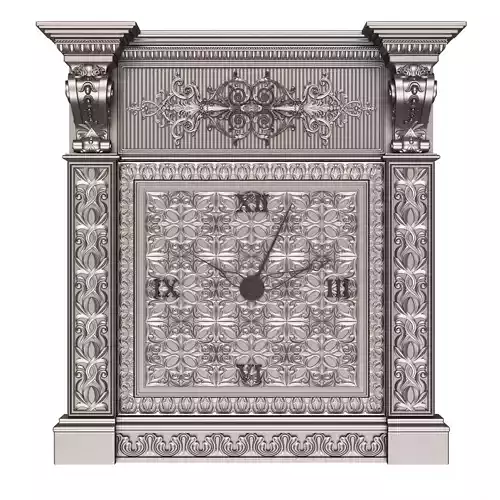 Classic Clock 02 Chrome