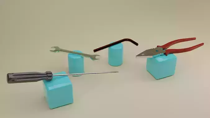 Handtools - Plier wrench screwdriver and LnKey