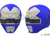 Power Rangers Lost Galaxy Blue Ranger helmet 3D model 3D printable ...