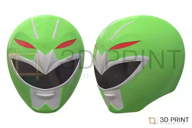 Power Rangers Lost Galaxy Green Ranger helmet