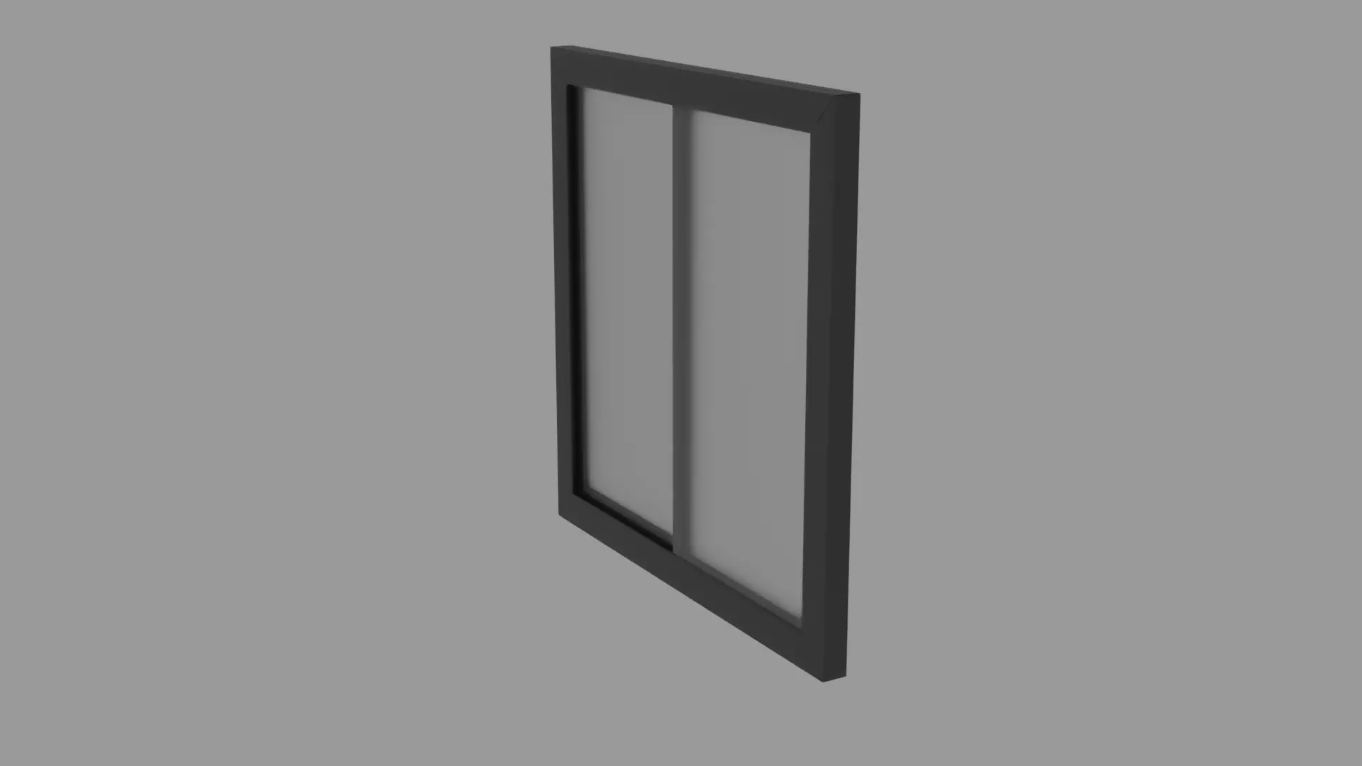 Glass Window  Free 3D model_0