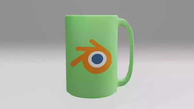Mug With Blender Logo