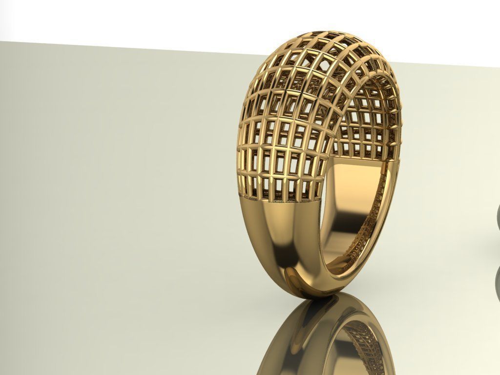 Fashion Ring  3D print model_4