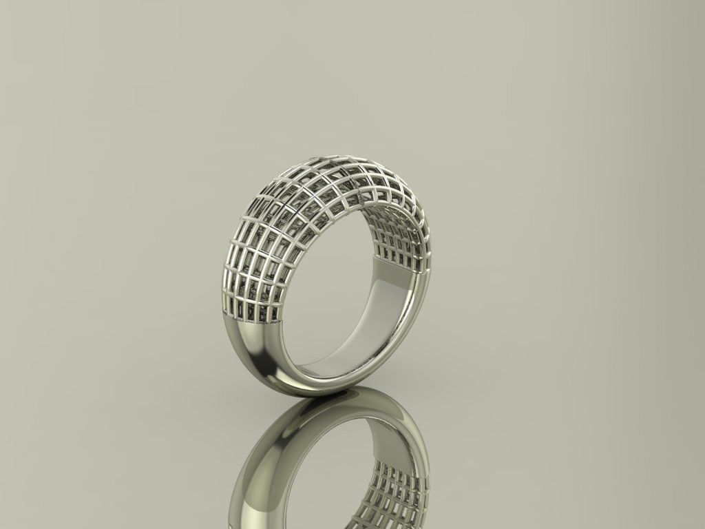 Fashion Ring  3D print model_1