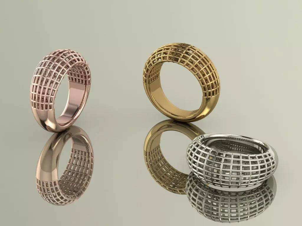 Fashion Ring  3D print model_0