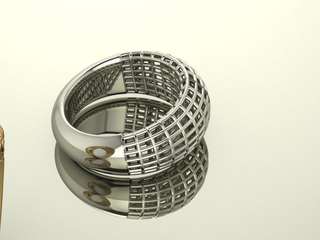 Fashion Ring  3D print model_6