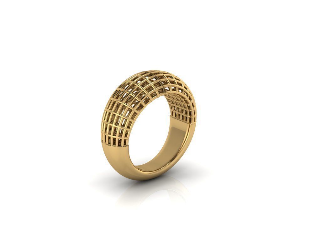 Fashion Ring  3D print model_3