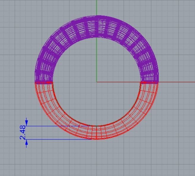 Fashion Ring  3D print model_7