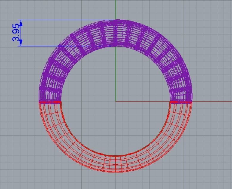 Fashion Ring  3D print model_8