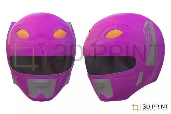 Power Rangers Lost Galaxy Pink Ranger helmet 3D print model