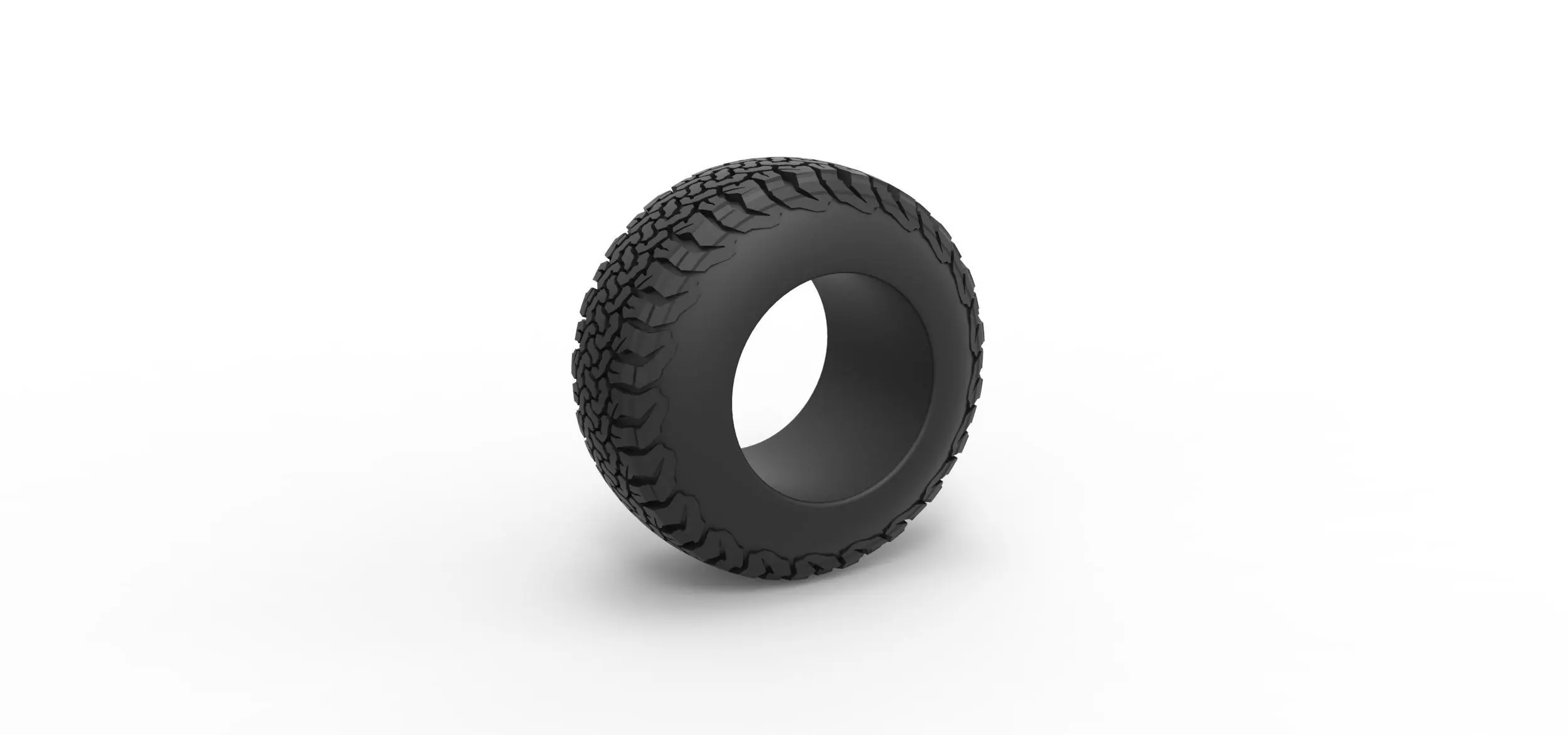Offroad tire 108 Scale 1 to 25 3D print model_0