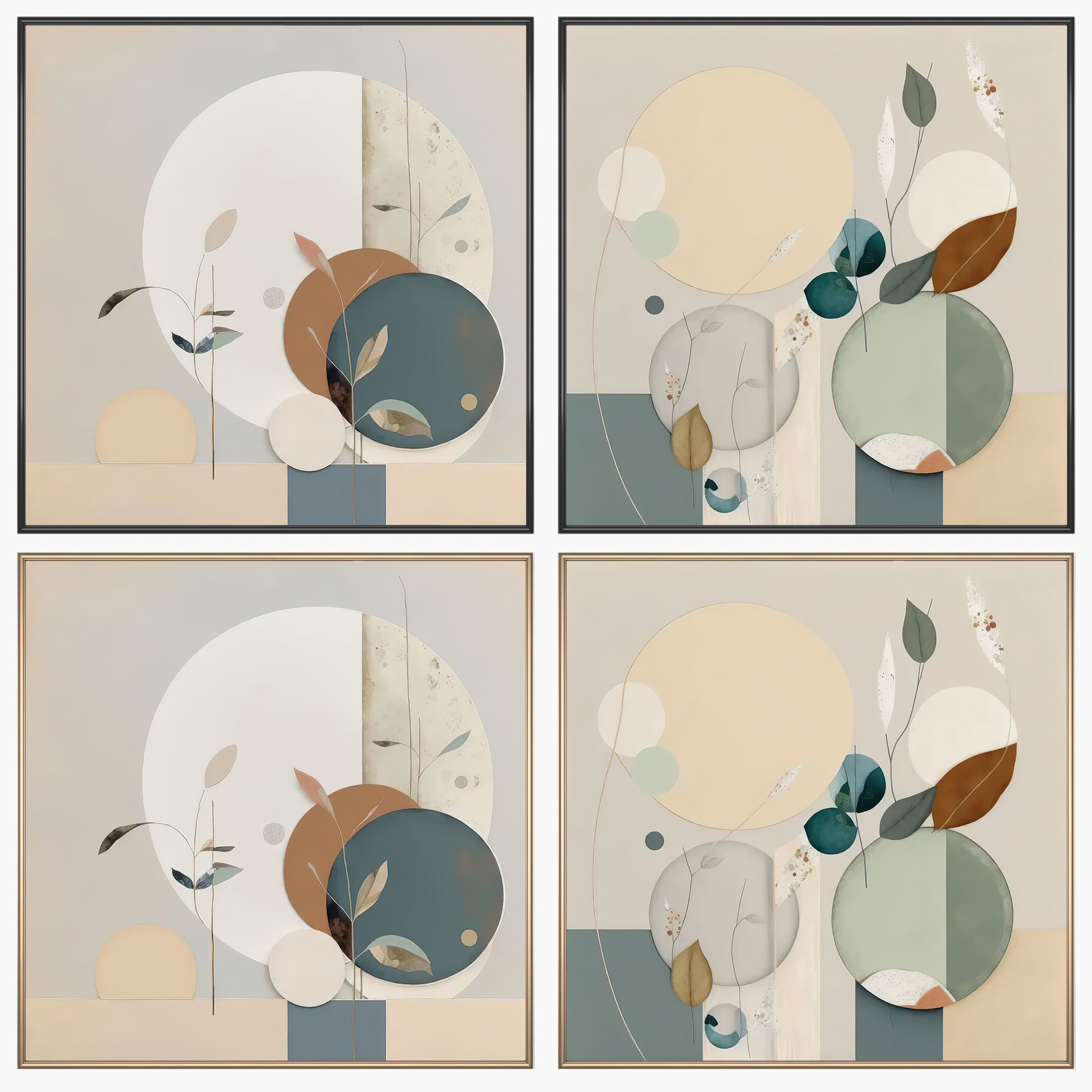 Wall Art Set 4174 3D model_1