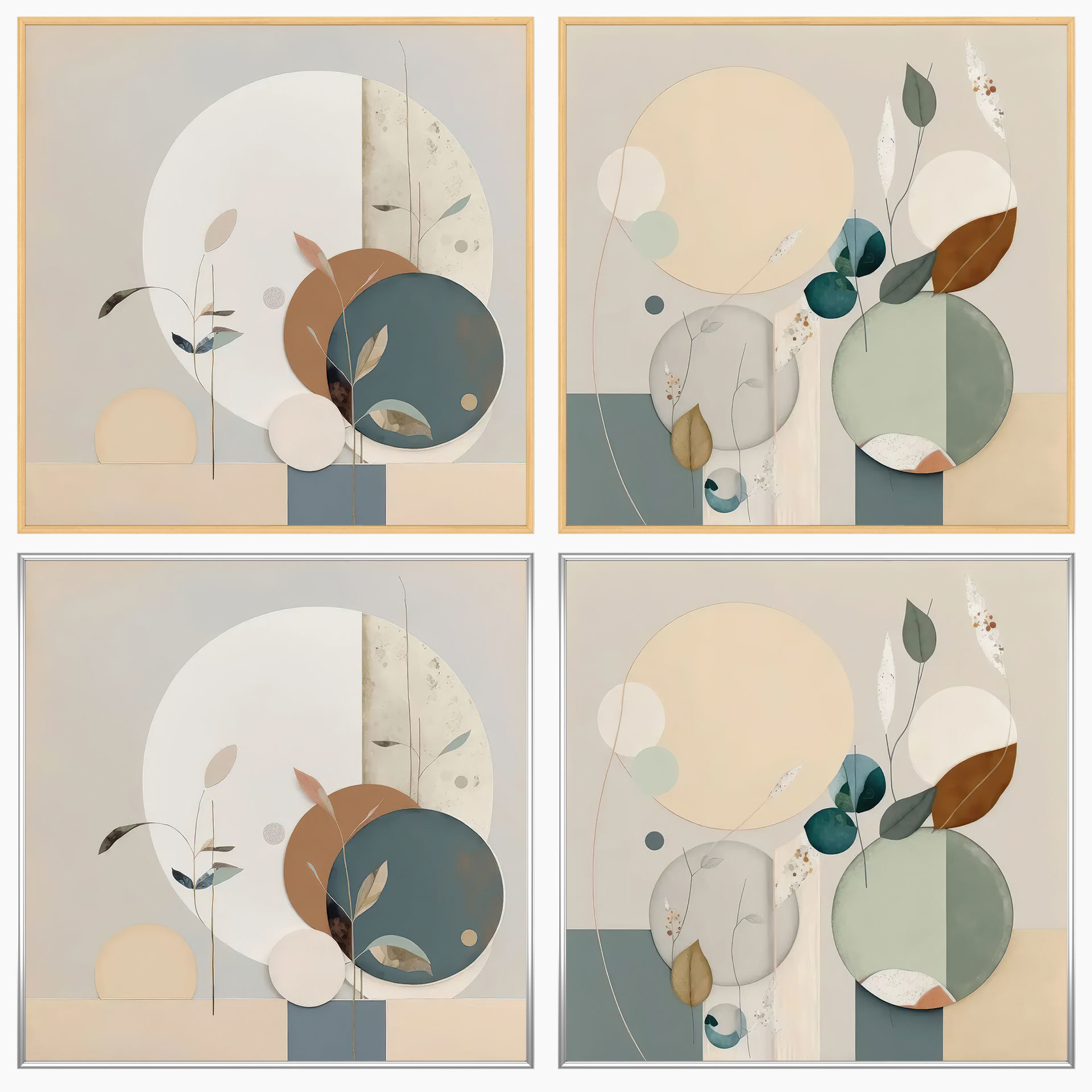 Wall Art Set 4174 3D model_2