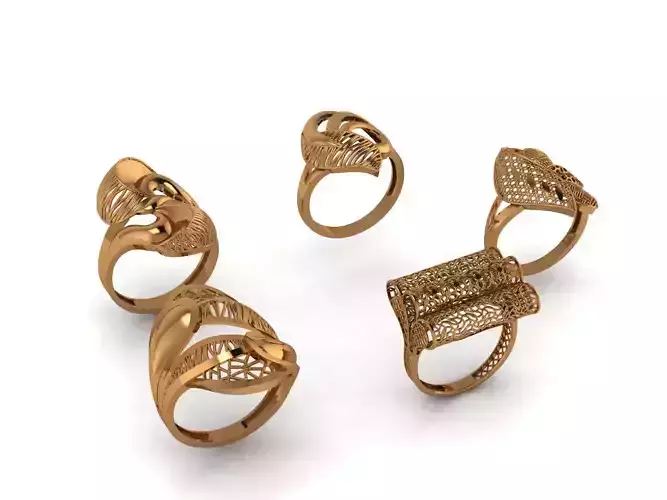 Notka Rings Desgine 5 rings 