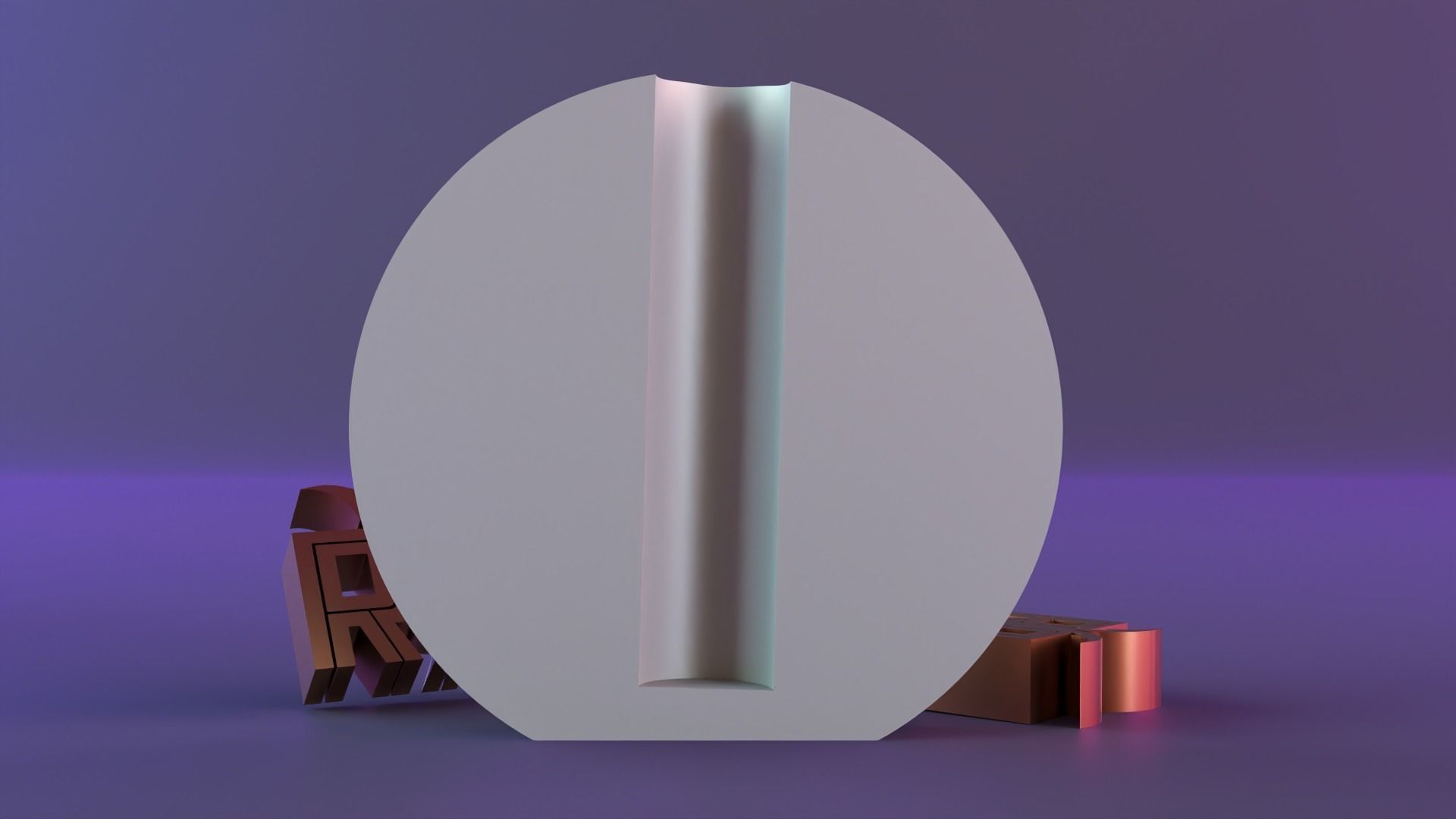 cirde vase 3D print model_2