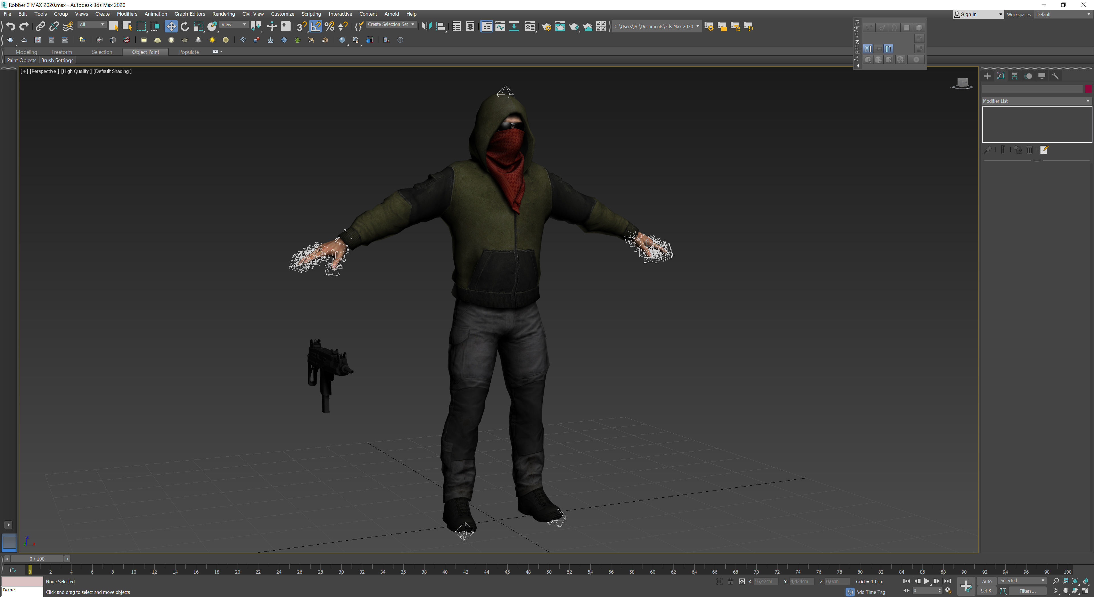 Robbers Pack Low-poly 3D model_40