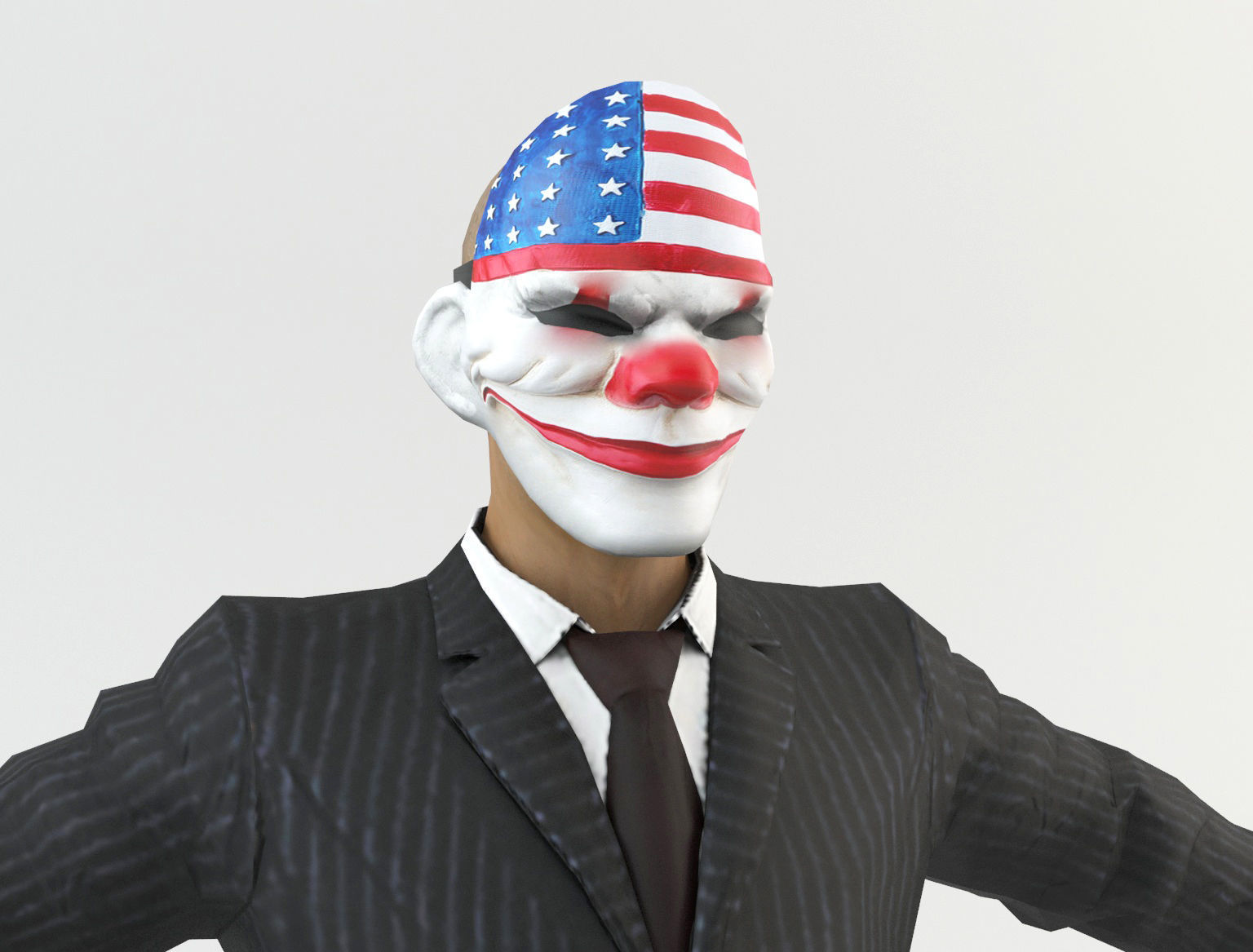 Robbers Pack Low-poly 3D model_21