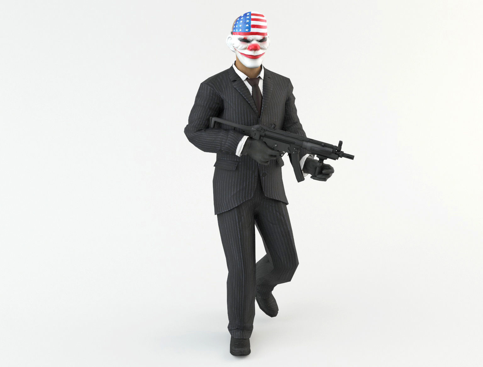 Robbers Pack Low-poly 3D model_30