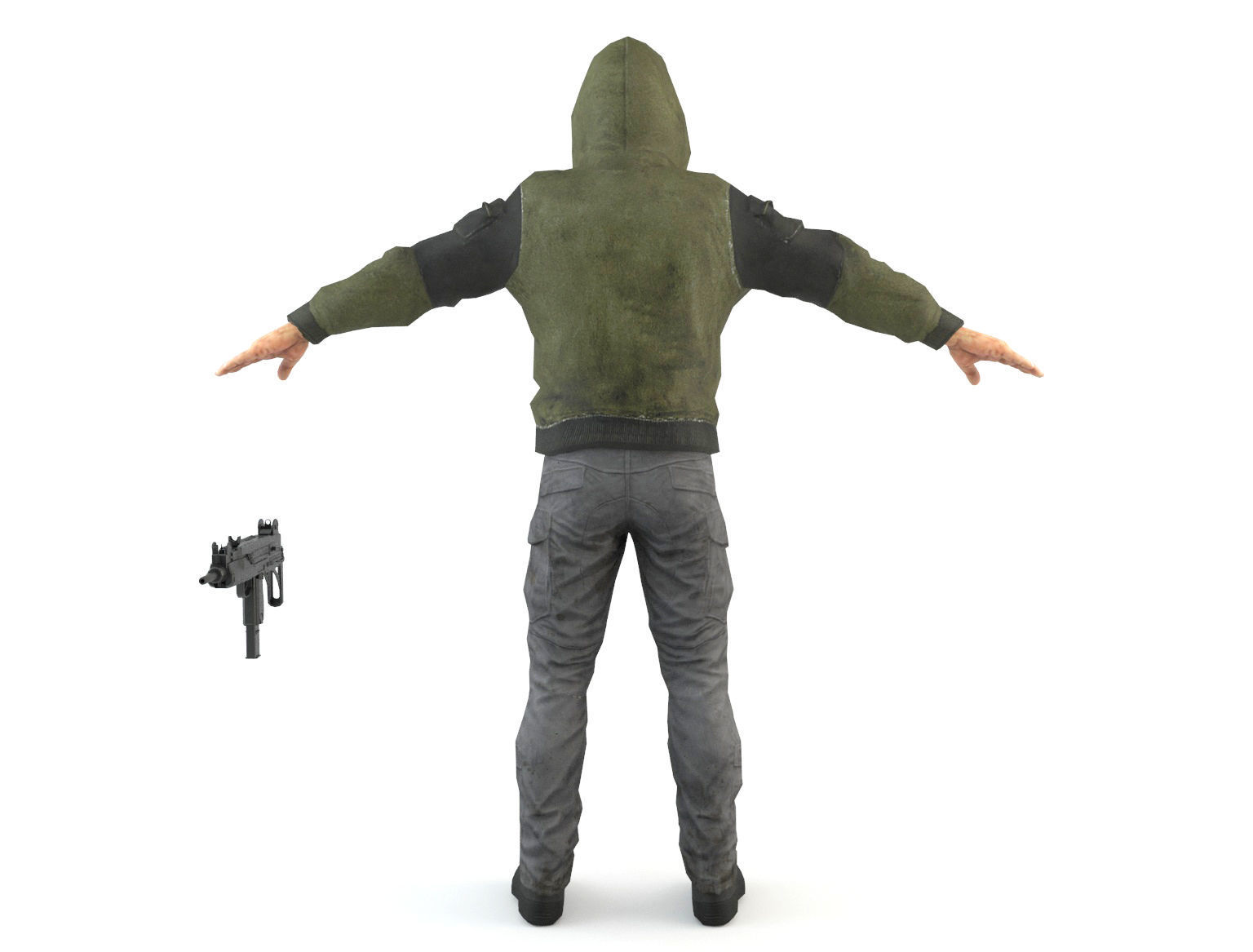 Robbers Pack Low-poly 3D model_14