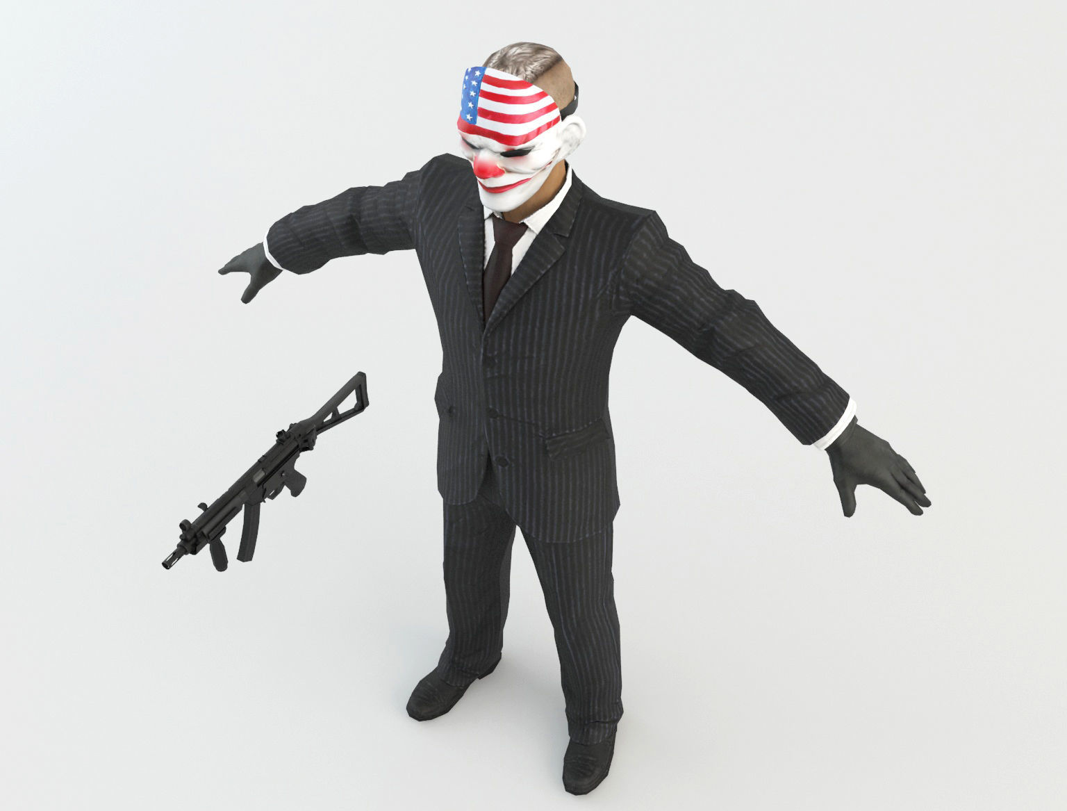 Robbers Pack Low-poly 3D model_18