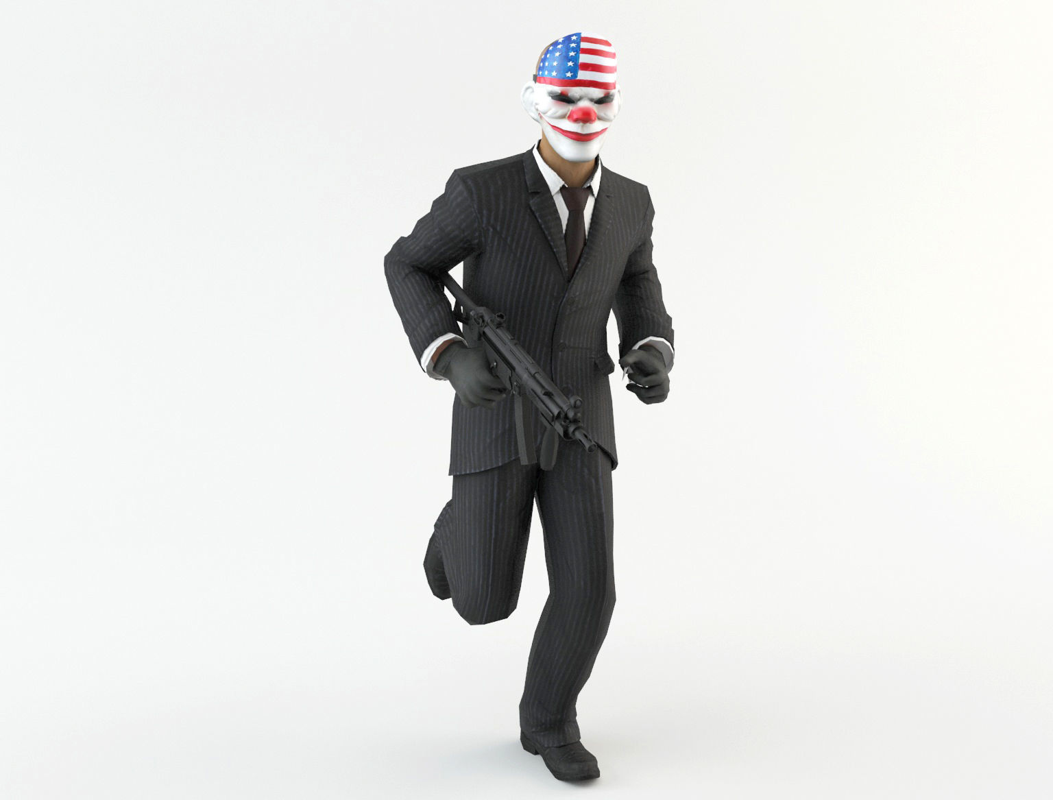 Robbers Pack Low-poly 3D model_24