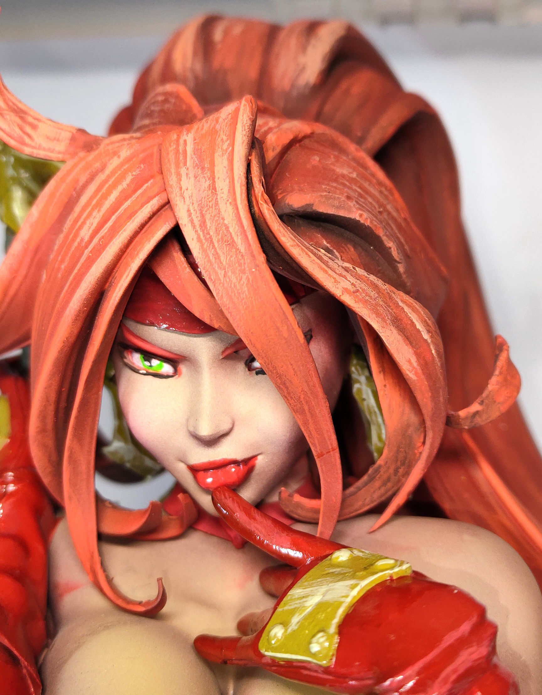 Red Monika 3D print model_13