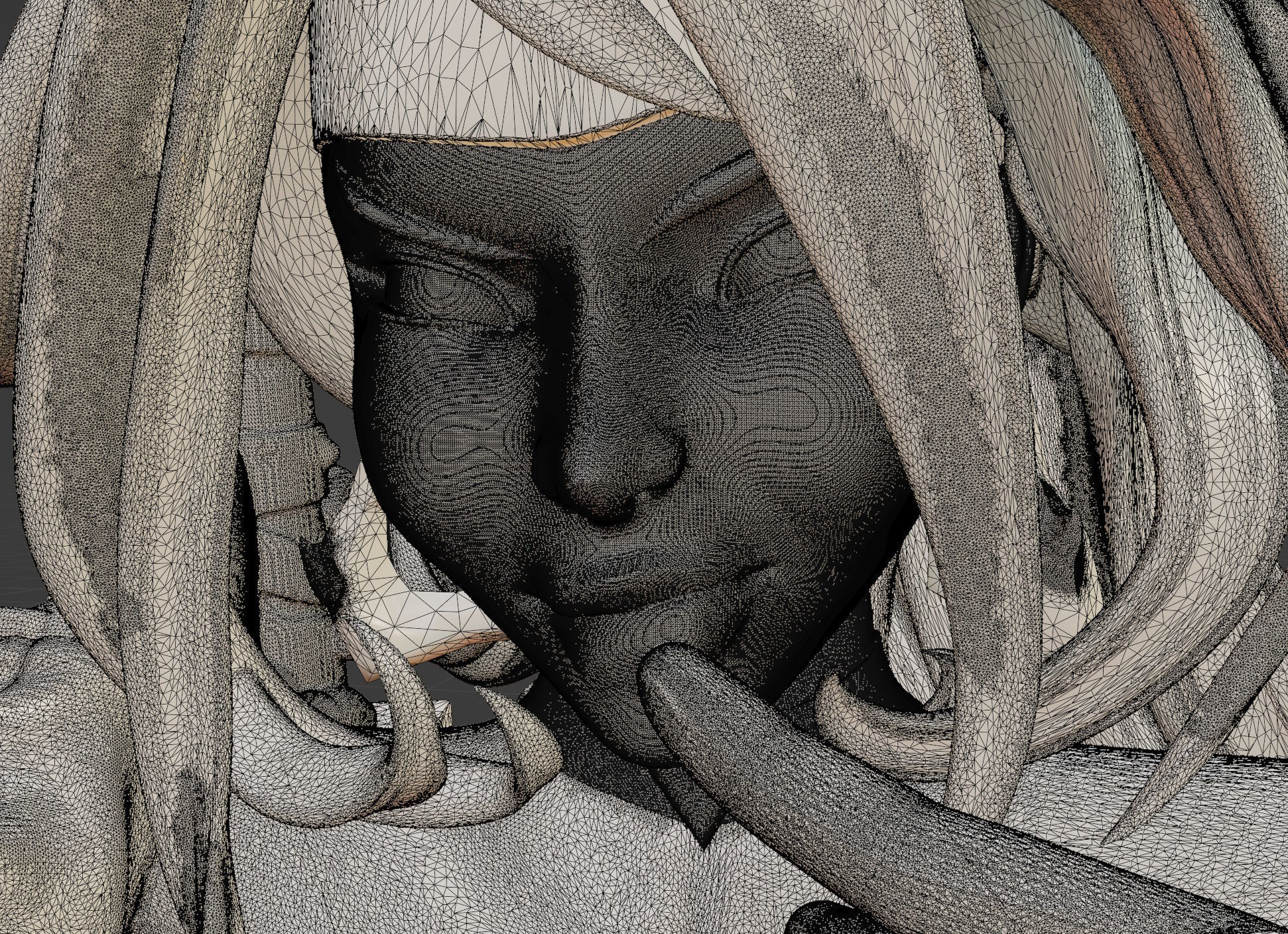 Red Monika 3D print model_10