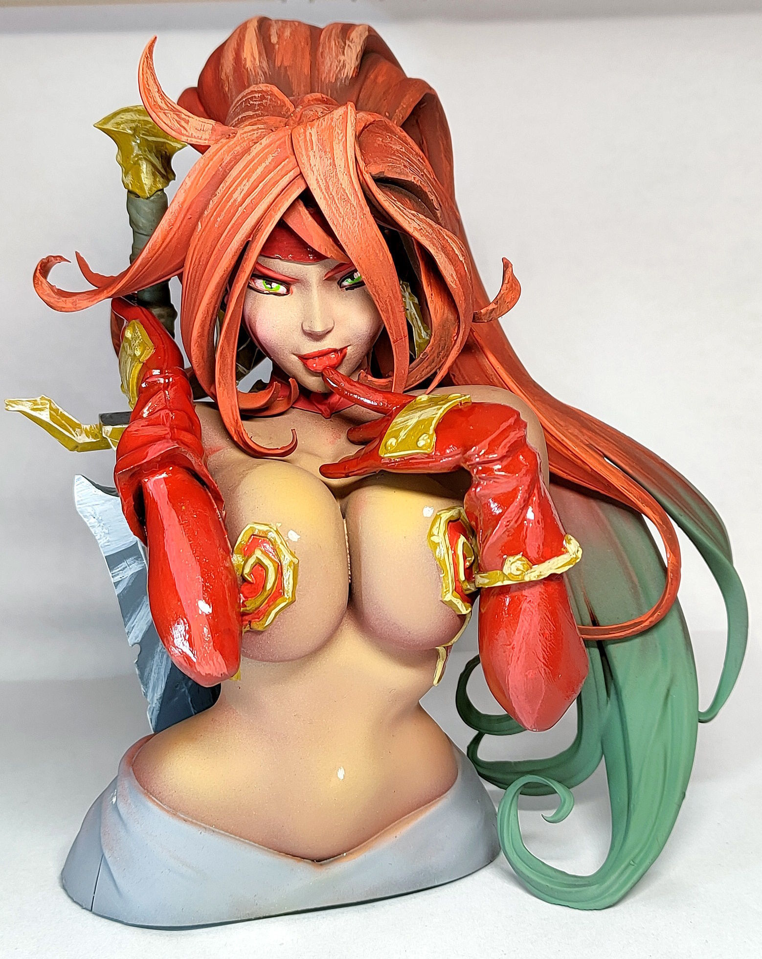 Red Monika 3D print model_11